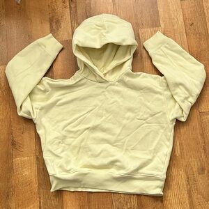 a new day Thick Light Yellow Hoodie